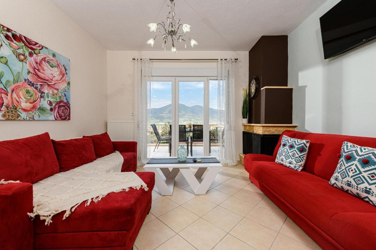 Villa Panorama Skala Potamia  Luaran gambar