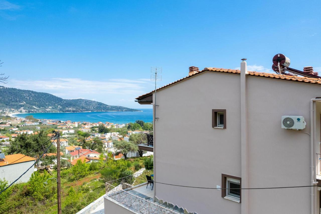 Villa Panorama Skala Potamia  Luaran gambar