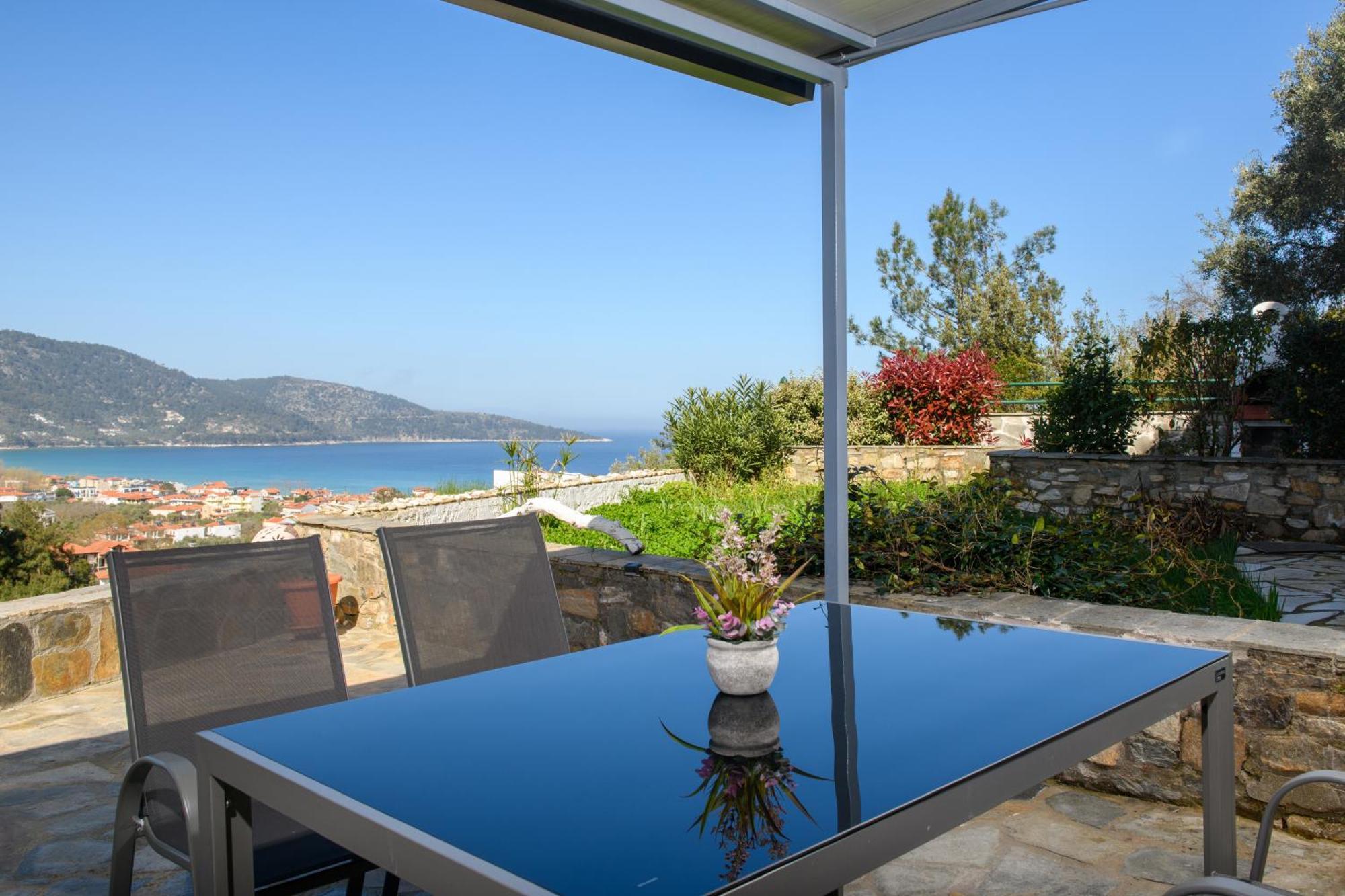 Villa Panorama Skala Potamia  Luaran gambar