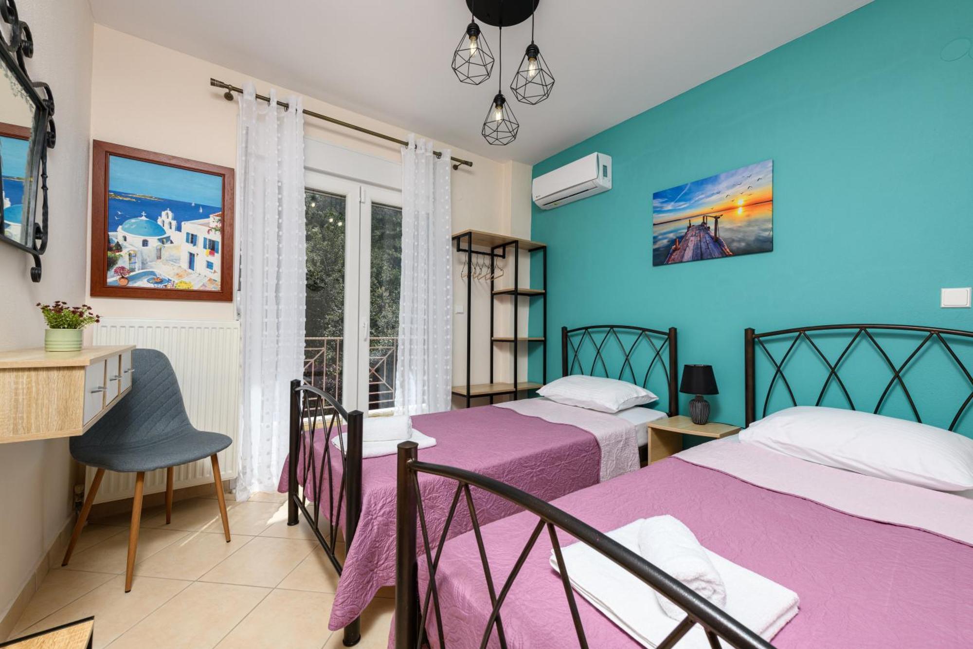 Villa Panorama Skala Potamia  Luaran gambar