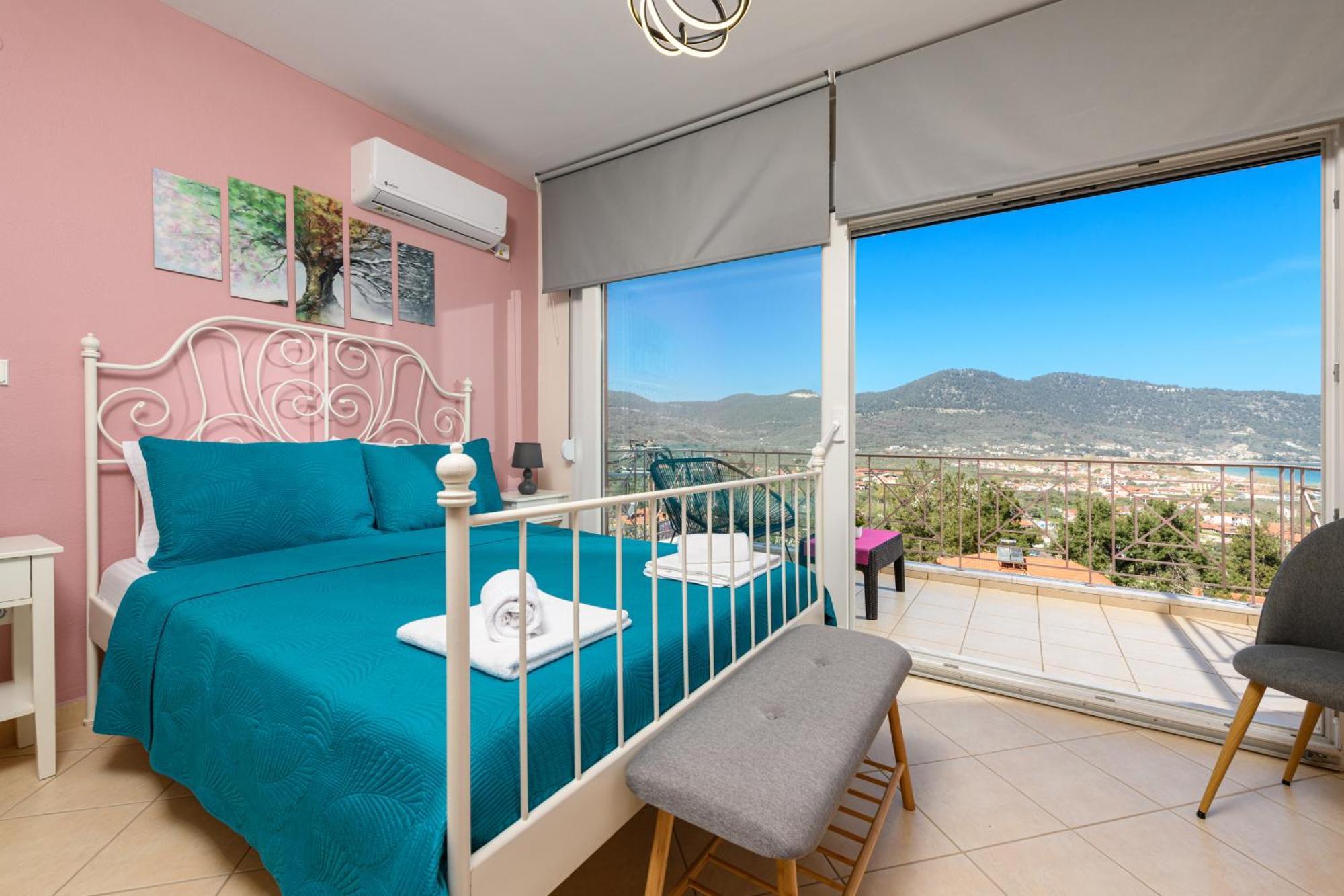 Villa Panorama Skala Potamia  Luaran gambar