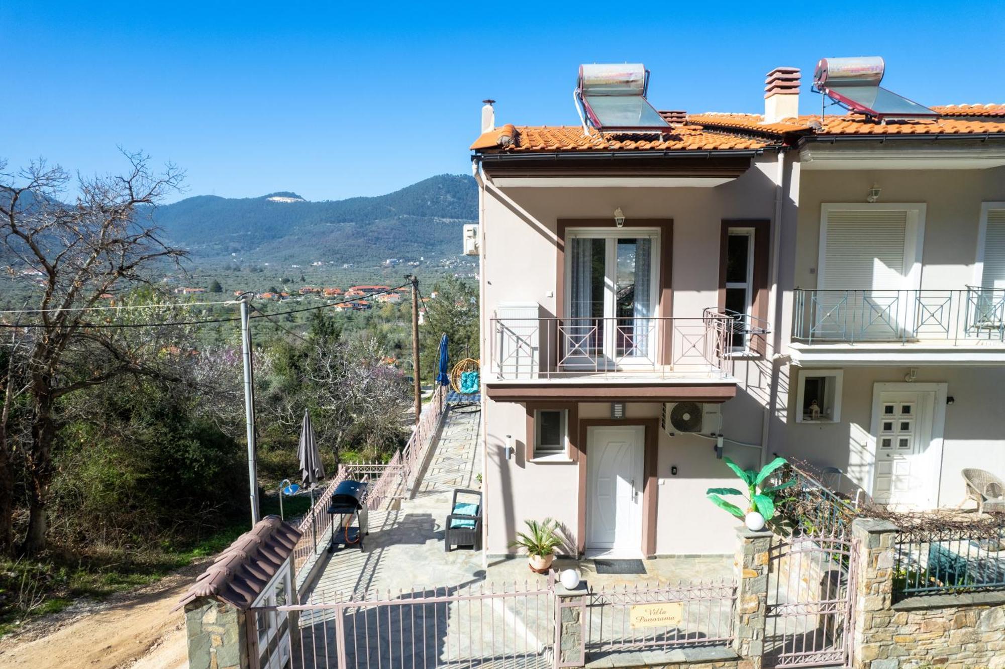 Villa Panorama Skala Potamia  Luaran gambar